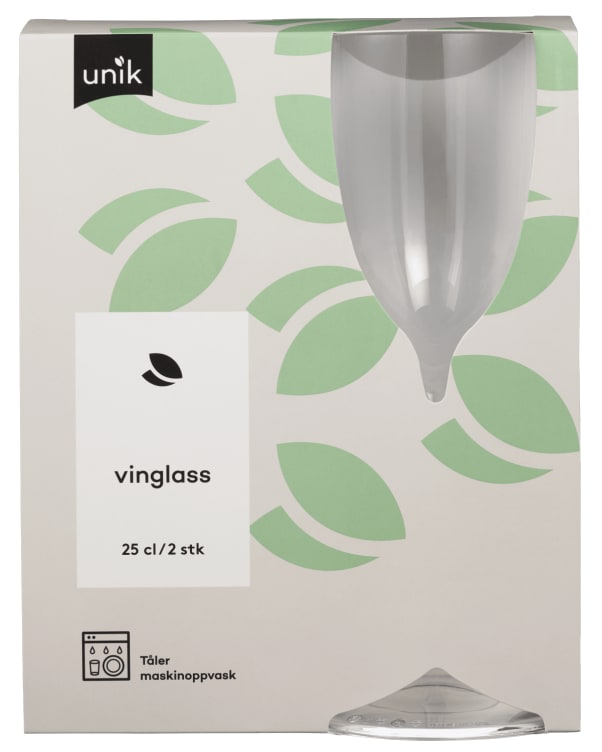 Vinglass 25cl 2stk Unik