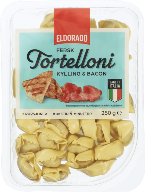 Tortelloni Kylling&Bacon 250g Eldorado