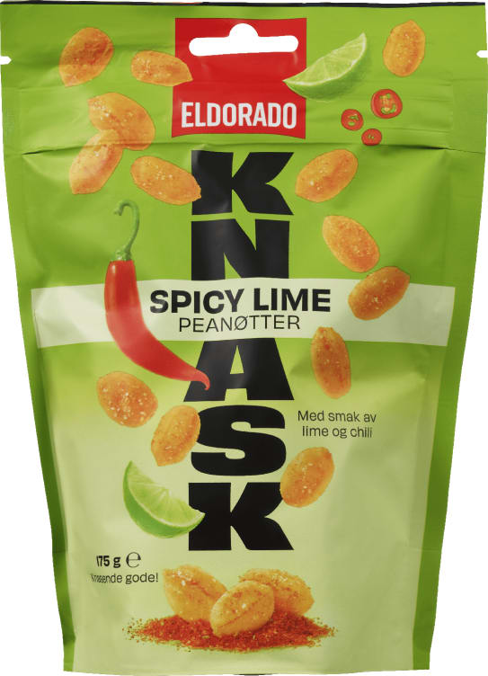 Peanøtter Spicy Lime 175g Eldorado