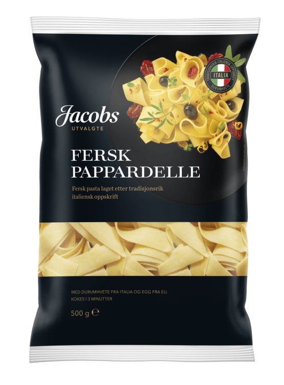 Pappardelle Fersk 500g Jacobs Utvalgte