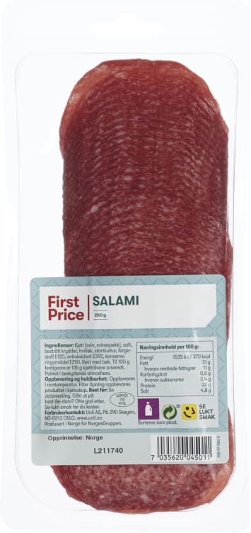 Salami 250g First Price
