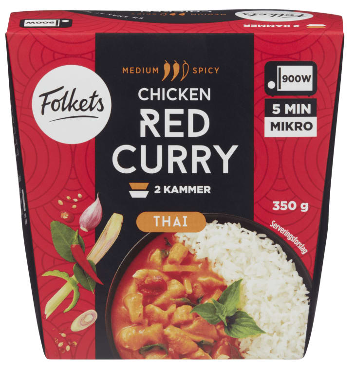 Chicken Red Curry 350g Folkets