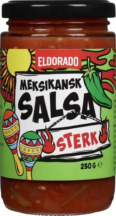 Meksikansk Salsa Sterk 230g Eldorado