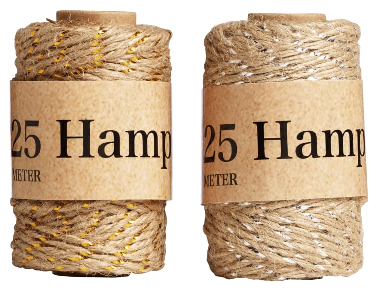 Hamp m/Glitter Gulv/Sølv Unik