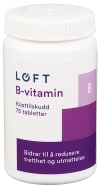 Vitamin B Svelgetablett 75stk Løft