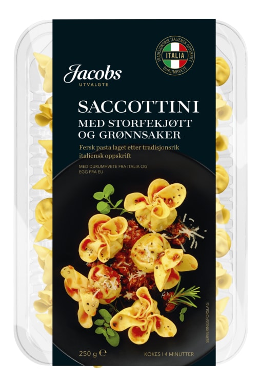 Saccottini Biff og Grønnsaker 250g Jacobs