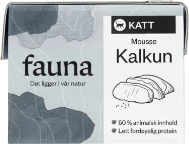 Fauna Katt Våtfor Kalkun 90g