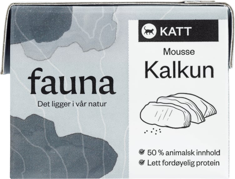 Fauna Katt Våtfor Kalkun 90g