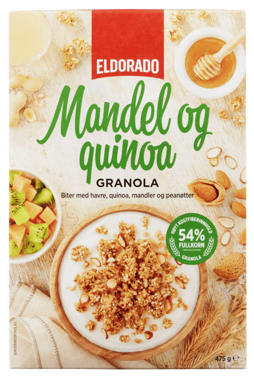 Granola Mandler &Quinoa 475g Eldorado