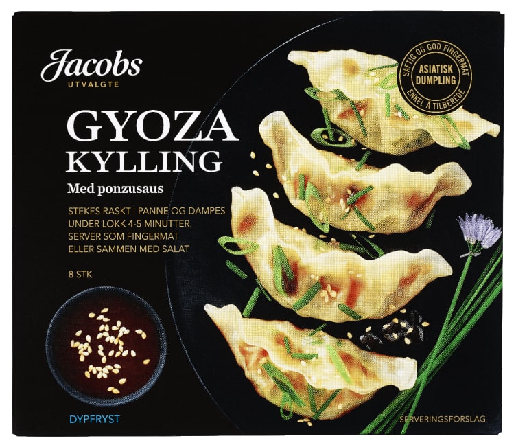 Gyoza m/kylling 8stk 200g Jacobs Utvalgte