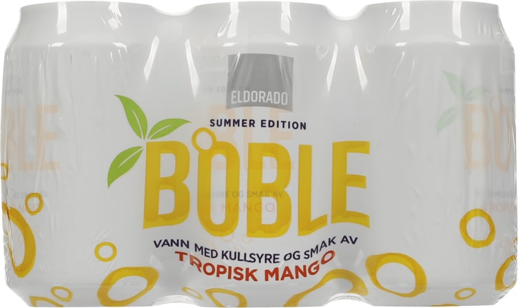 Boble Vann Tropisk Mango 0,33lx6 boks Eldorado