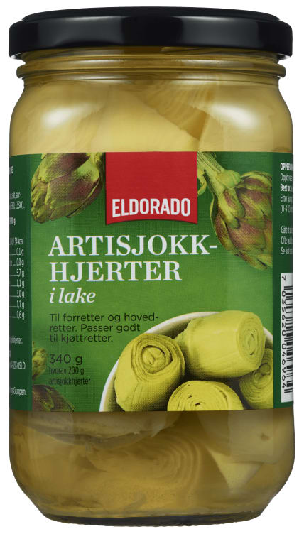 Artisjokkhjerter i Lake 340g Eldorado