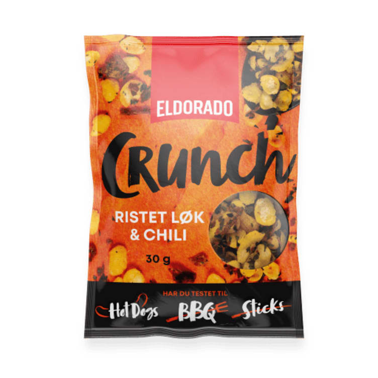 Crunch Løk&Chili 30g Eldorado