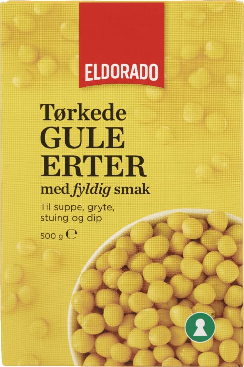 Erter Gule Tørrede 500g