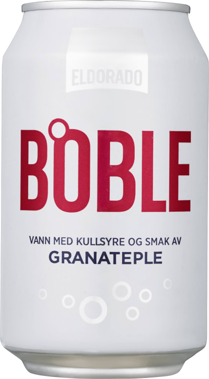 Boble Vann Granateple 0,33l boks Eldorado