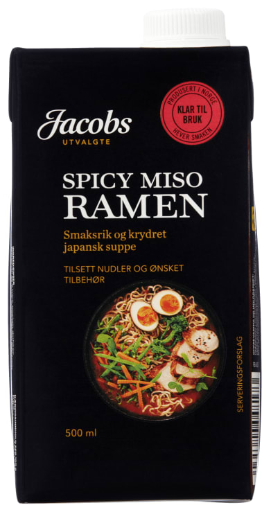 Ramensuppe Spicy Miso 500ml Jacobs Utvalgte
