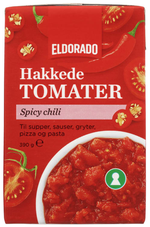 Tomater Hakkede Chili 390g Eldorado