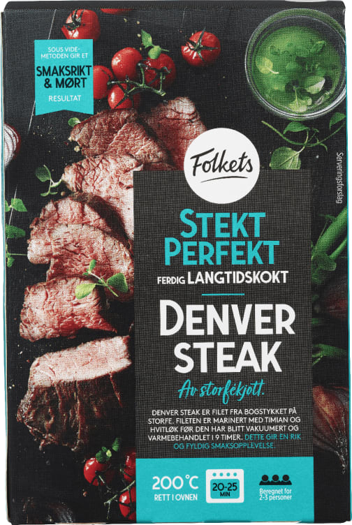 Denver Steak Krydret 500g Stekt Perfekt