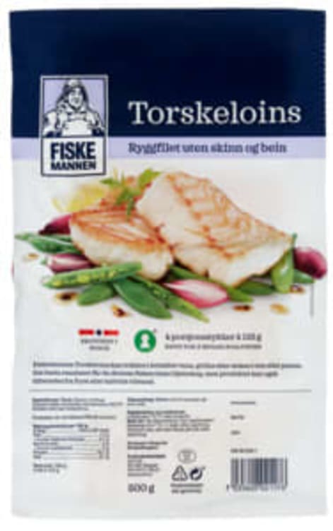 Torskeloins 500g