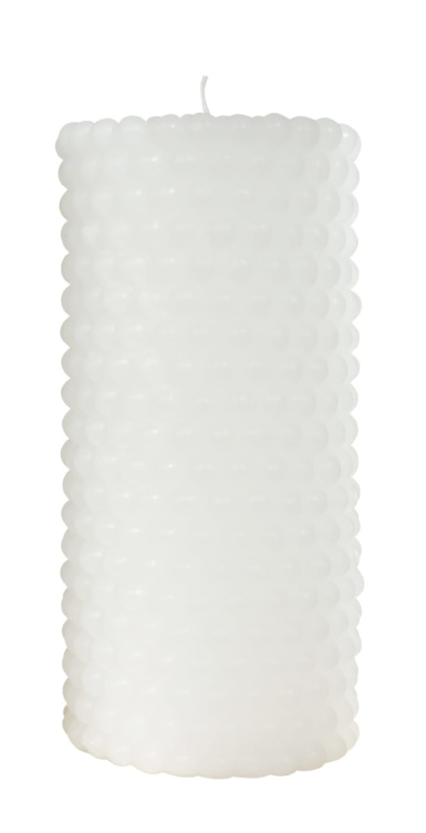 Perlelys Hvit 15cm Unik