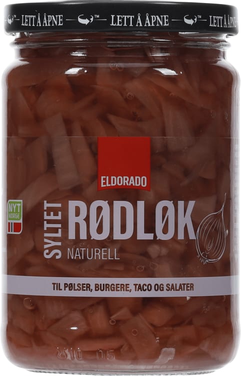 Bilde av Rødløk Syltet Naturell 370g Eldorado