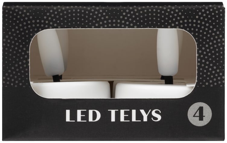 Telys Led 4stk Unik