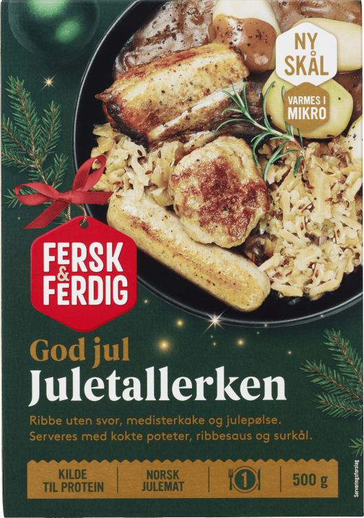 Juletallerken 500g Fersk&ferdig