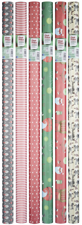 Julepapir Kraft 5mx70cm First Price