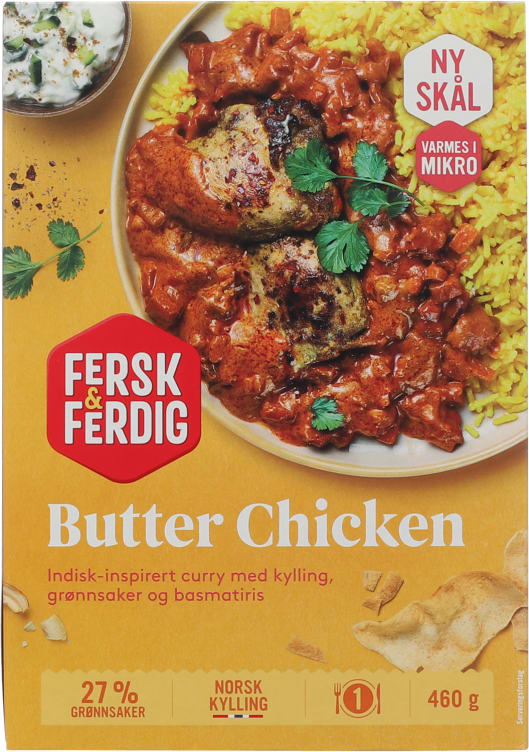 Butter Chicken 460g Fersk & Ferdig