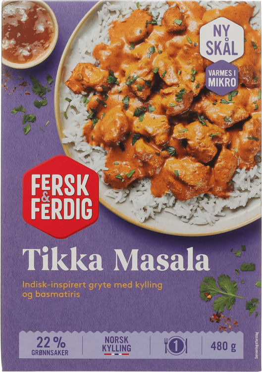 Kylling Tikka 480g Fersk & Ferdig