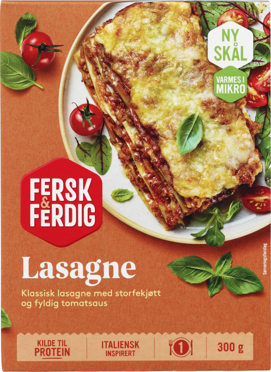 Lasagne 300g Fersk & Ferdig