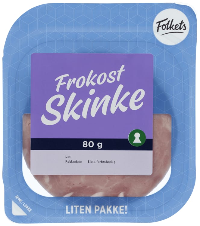 Frokostskinke 80g Folkets