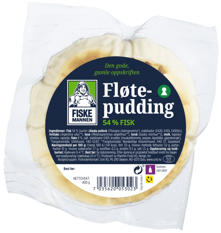 Bilde av Fløtepudding Rund 400g Fiskemannen