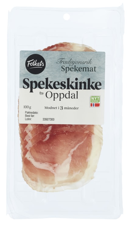 Spekeskinke fra Oppdal 100g Folkets
