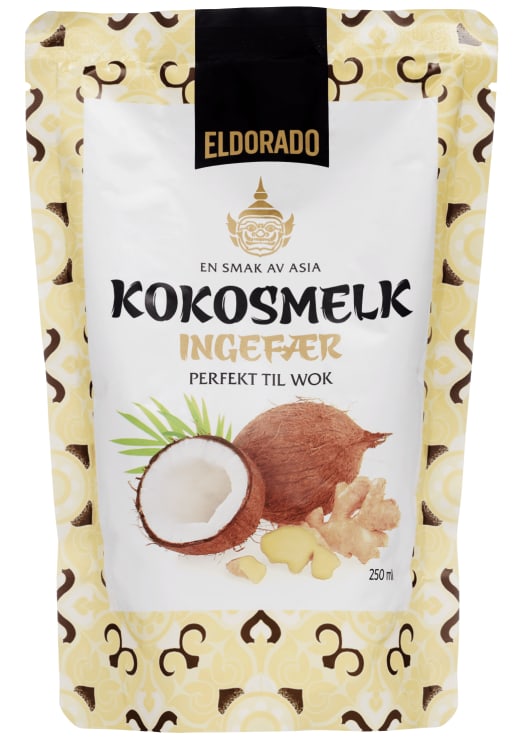 Kokosmelk Ingefær 250ml Eldorado