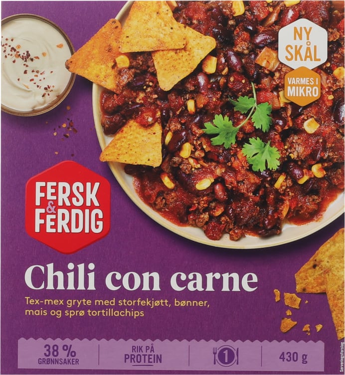 Chili Con Carne 430g Fersk & Ferdig