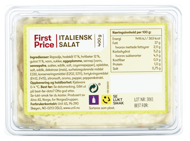 Italiensk Salat 400g