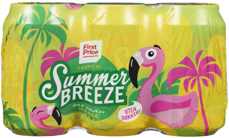 Summer Breeze u/Sukker 0,33lx6 boks First Price
