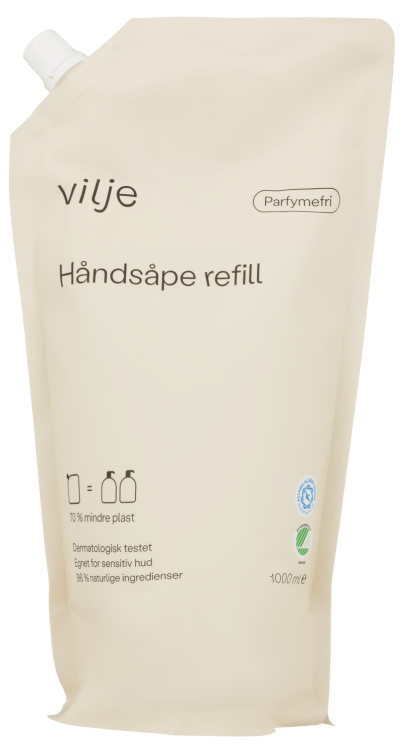 Product Image for Vilje Håndsåpe Parfymefri Refill 1l