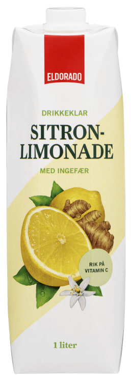 Sitronlimonade m/Ingefær 1l Eldorado