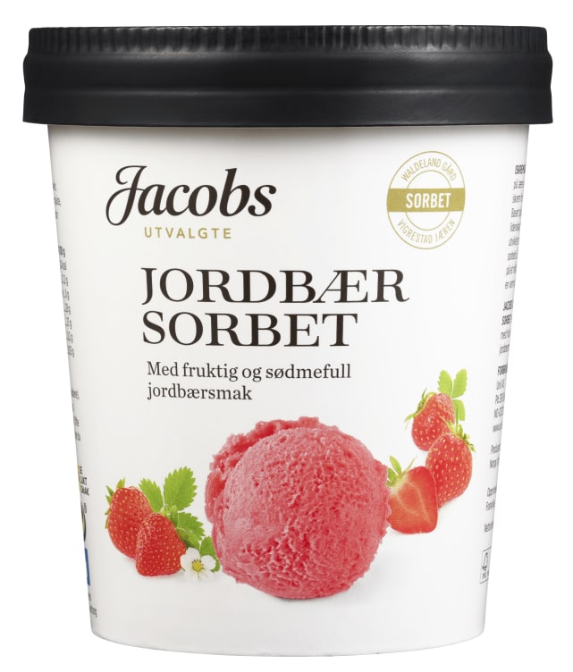 Product Image for Jordbærsorbet 500ml Jacobs Utvalgte