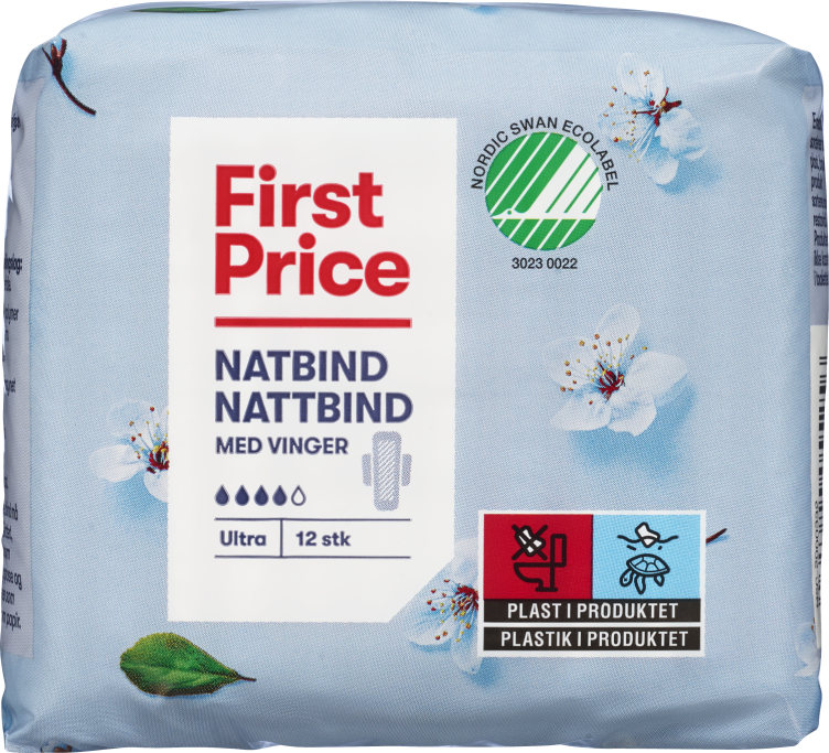 Nattbind m/vinger Ultra 12stk First Price