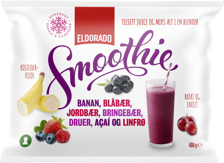 Smoothie Acai/Banan/Blåbær 400g