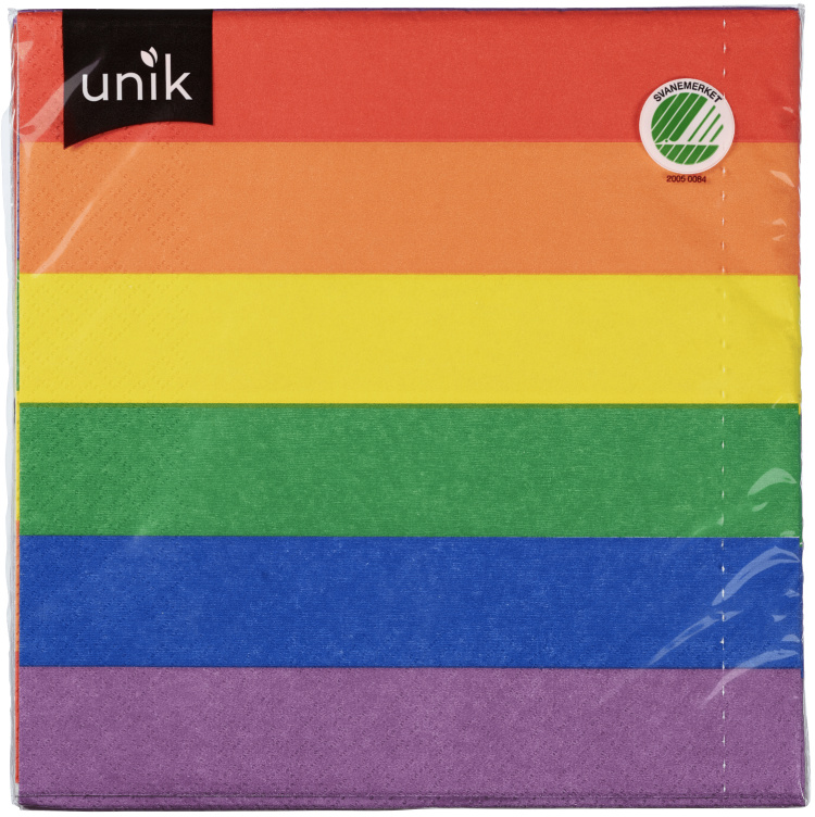 Serviett Pride 20stk Unik