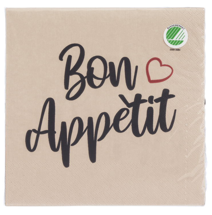 Product Image for Serviett Lunsj Bon Appetit 20stk Unik