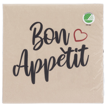 Serviett Lunsj Bon Appetit 20stk Unik