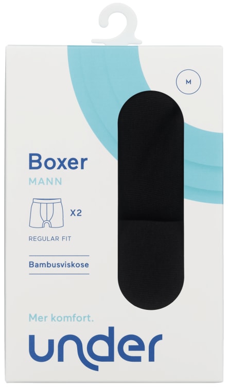 Boxershorts Bambus Sort M 2pk Under
