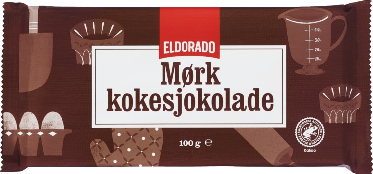 Kokesjokolade Mørk 100g Eldorado