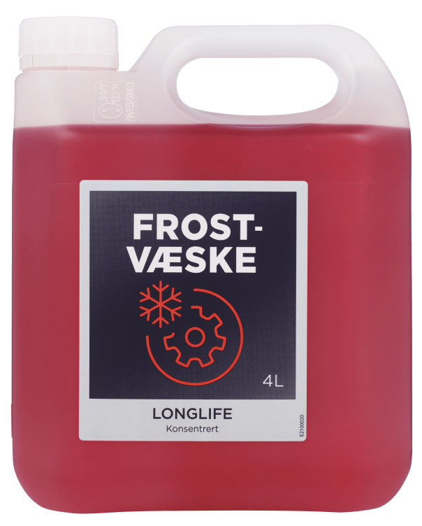 Frostvæske Longlife Konsentrert Rød 4l Unik