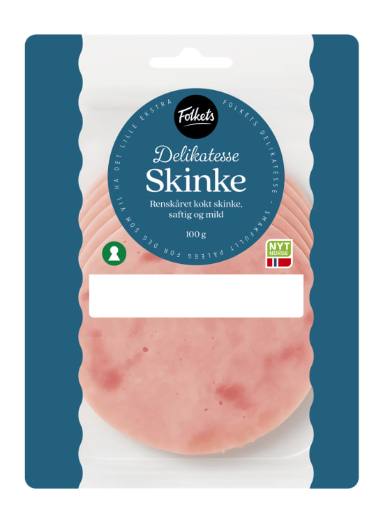 Delikatesse Skinke 100g Folkets